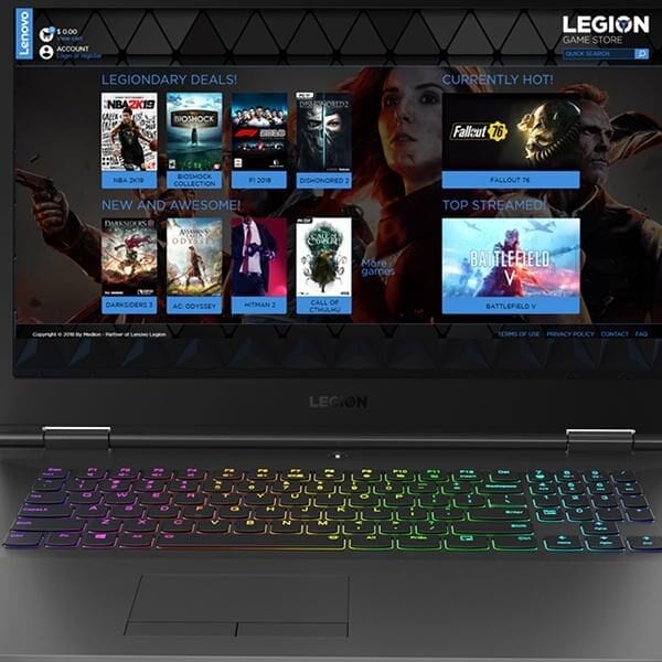 New Lenovo Legion Game Store is Available Online on Cyber Monday