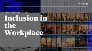 Inclusion in the Workplace Summit 2019