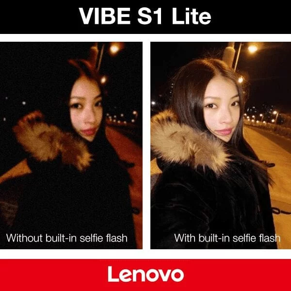 Take Great Selfies and Groupies in the Dark with Lenovo VIBE S1 Lite
