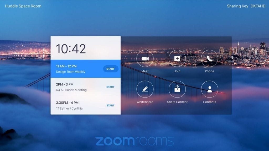 Zoom Room Smart Office