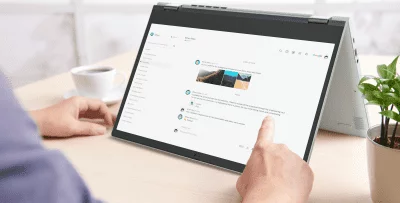 The new Lenovo Chromebook C340 comes in two sizes. (15-inch model in Mineral Grey pictured)