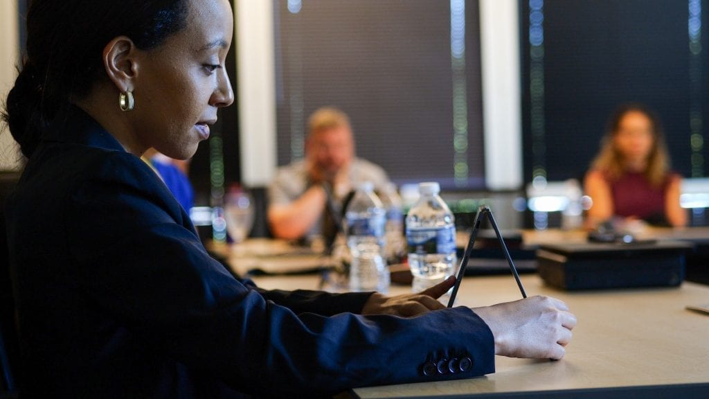 Haben Girma with the Yoga Book C930