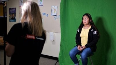 LatinxEd student telling her own story