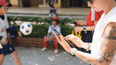 Coaching with a Lenovo Tablet
