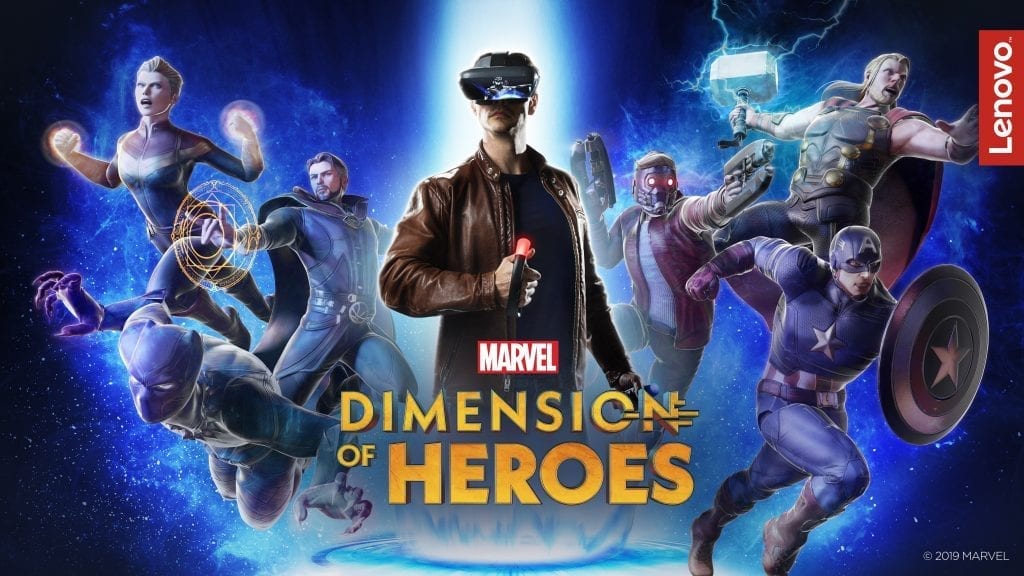 Lenovo Mirage AR con MARVEL Dimension of Heroes