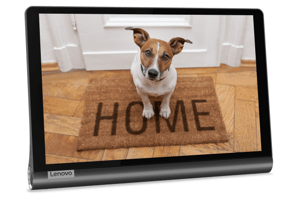 With the Google Assistant’s Ambient Mode, you can transform the new Lenovo Yoga Smart Tab into a beautiful digital photo frame and more.