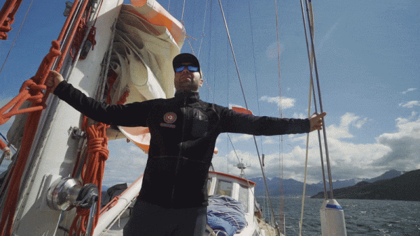 Vitalie Palanciuc setting sail