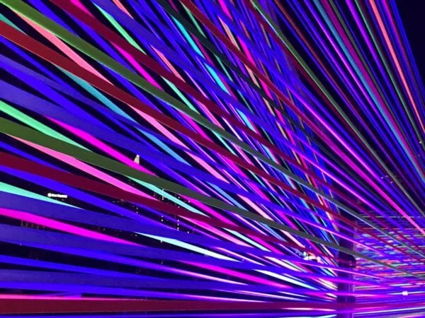 Lenovo Brand Image - stylized streaks of blue, purple, green