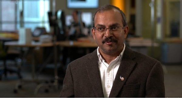Dr. Ranga Raju Vatsavai, an associate professor in computer science at North Carolina State University and the associate director of the Center for Geospatial Analytics