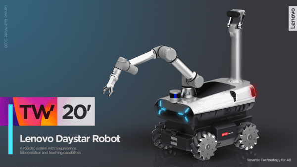 Lenovo Daystar Robot as showcased at Tech World 2020