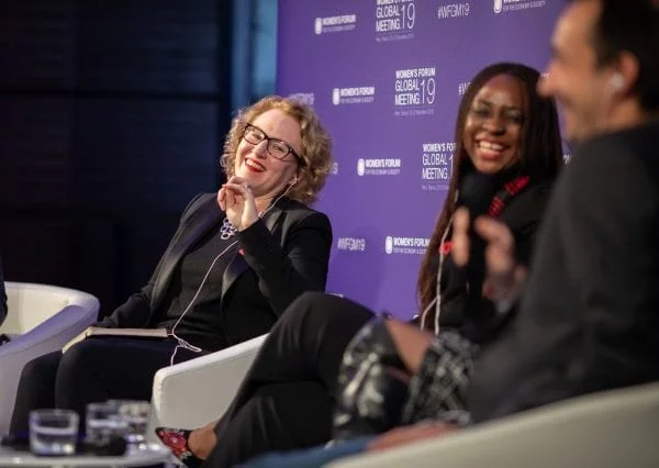 Lenovo's Fiona O'Brien speaking at Women's Forum 2019