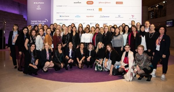 The Lenovo delegation at Women's Forum 2019