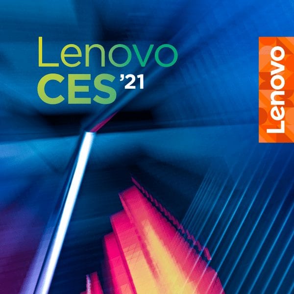 Lenovo CES 2021 stylized banner