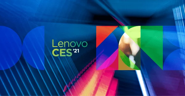 Lenovo CES 2021 stylized banner