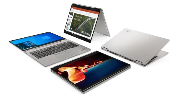 ThinkPad X1 Titanium in multiple modes
