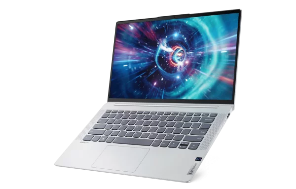 Lenovo IdeaPad 5G open on an angle