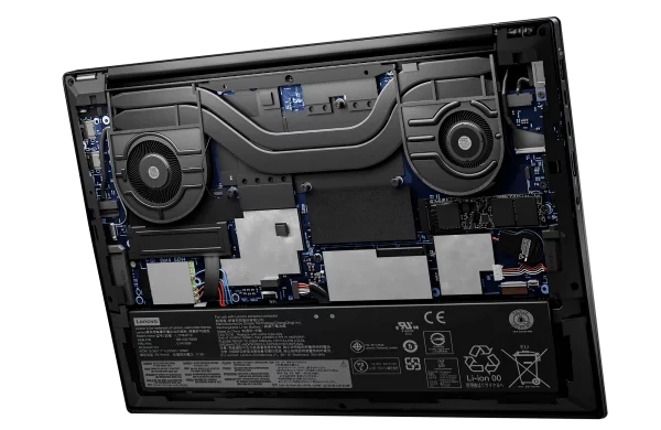 ThinkPad X1 Extreme Gen 4 with exposed internals