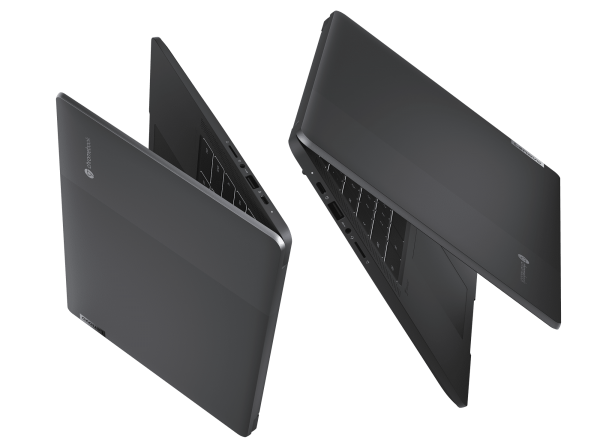 The IdeaPad 5i Chromebook (14”, 6) featured in Storm Grey hue