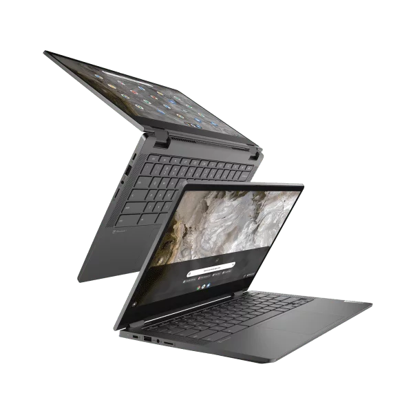 The IdeaPad Flex 5i Chromebook (13”, 6) shown in Iron Grey