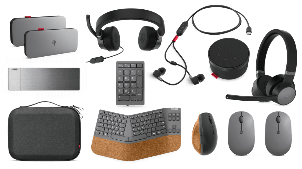 Full set of Lenovo Go accessories