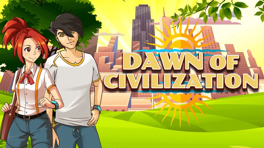 Dawn of Civilization logo and illustration