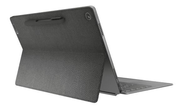 Easily pop-up your IdeaPad Duet 5 Chromebook (13", 6), shown in Storm Grey