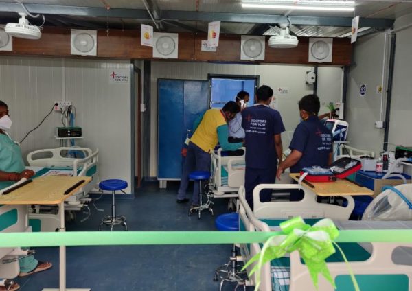 Inside one of the COVID response hospitals Lenovo supported in India