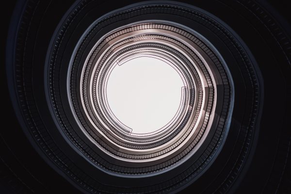 Lenovo brand image - bright tunnel spiraling