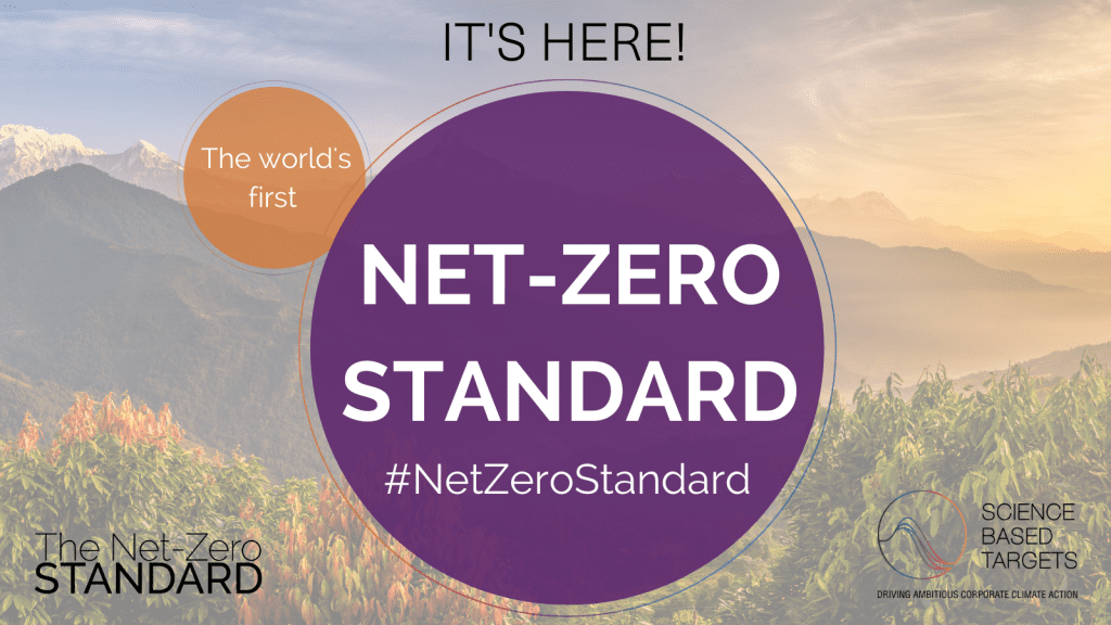 Graphic: Net-Zero Standard #netzerostandard