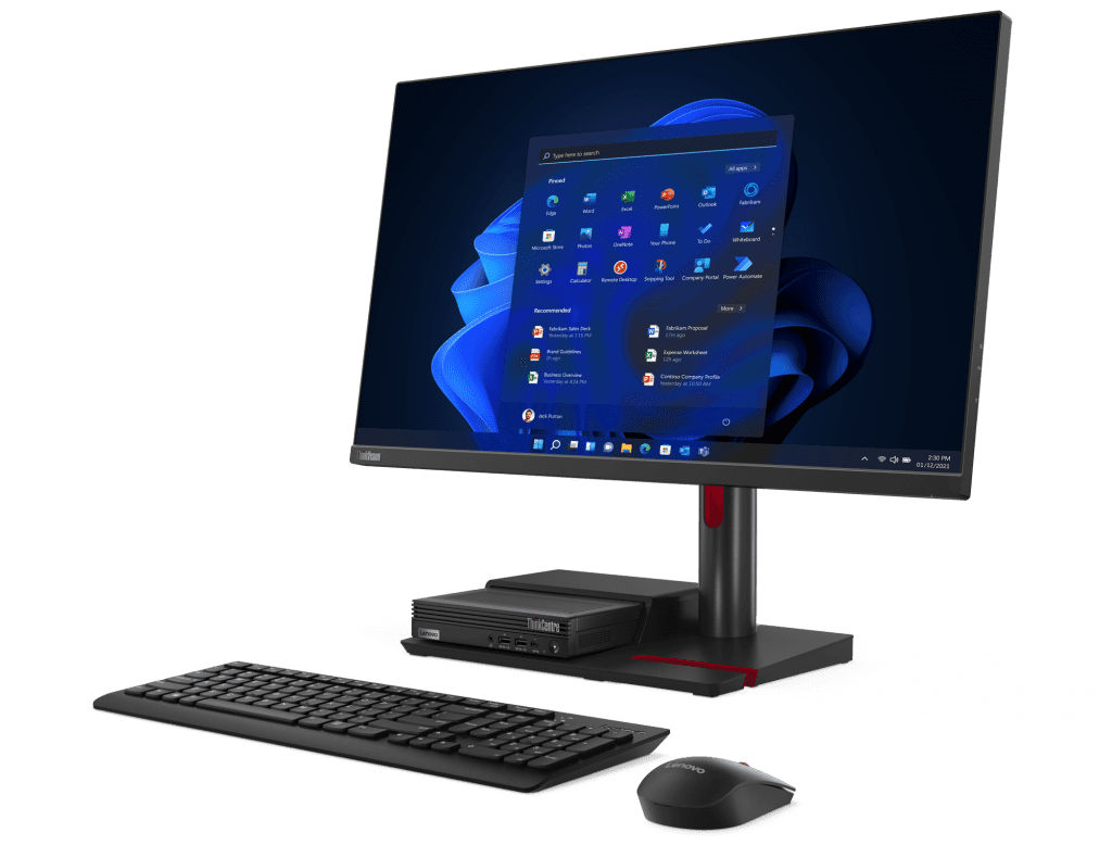 ThinkCentre TIO Flex (with Tiny desktop and ThinkVision monitor not included)