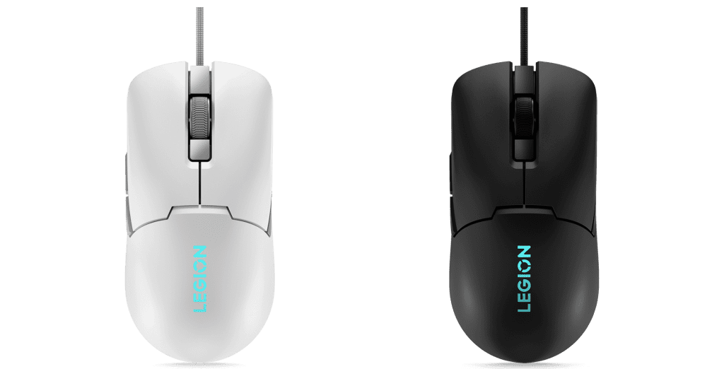 The Lenovo Legion M300s RGB Gaming Mouse comes in complementary colors to latest Legion PCs