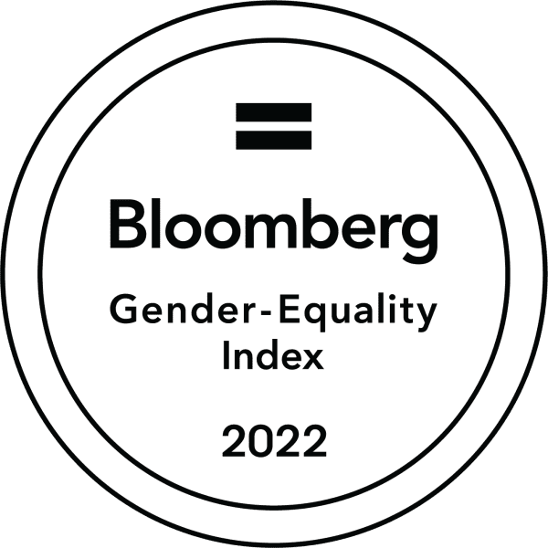 Text on graphic: Bloomberg Gender-Equality Index 2022