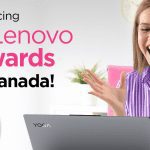 Text on graphic: Introducing MyLenovo Rewards for Canada