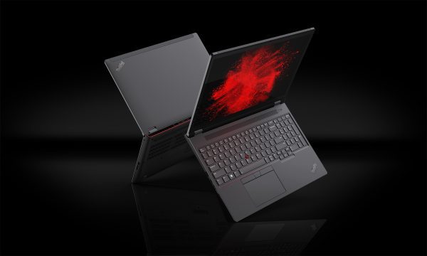 Two ThinkPad P16 laptops, back-to-back