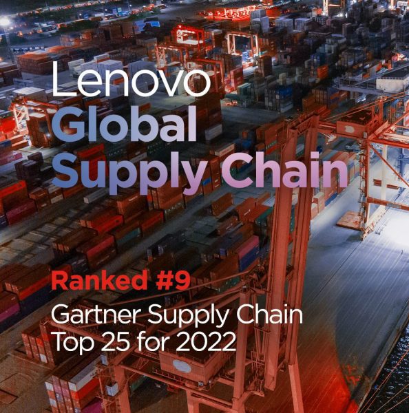 Lenovo Rises in the Rankings to #9 in the Gartner Global Supply Chain Top 25 for 2022