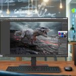 ThinkStation P360 Ultra being used to render 3D visuals