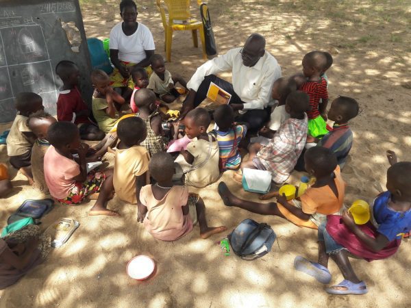 Champion among nomadic community reading for children - Kenya