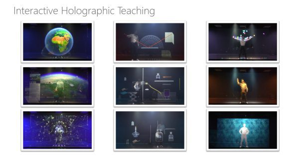 کلاس درس آینده لنوو - آموزش هولوگرافیک تعاملی