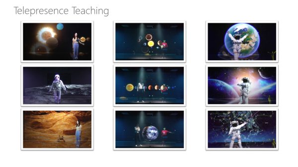 کلاس درس آینده لنوو - آموزش هولوگرافیک تعاملی