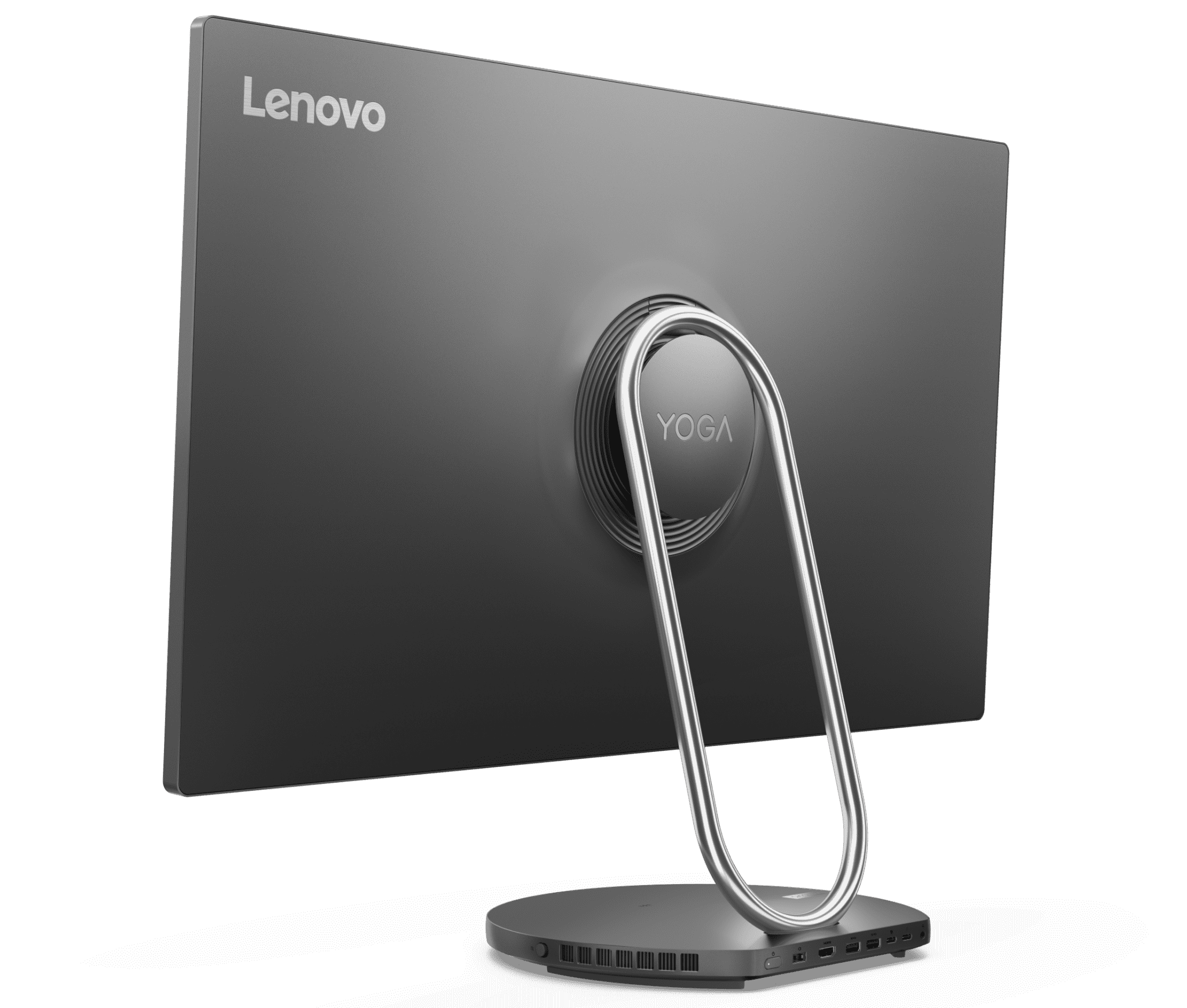 Lenovo Yoga AIO 9i mirando hacia atrás