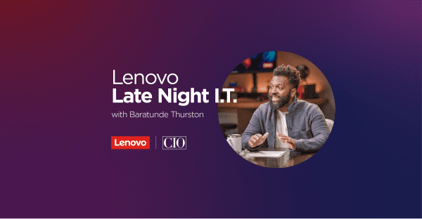Lenovo Late Night IT promo graphic
