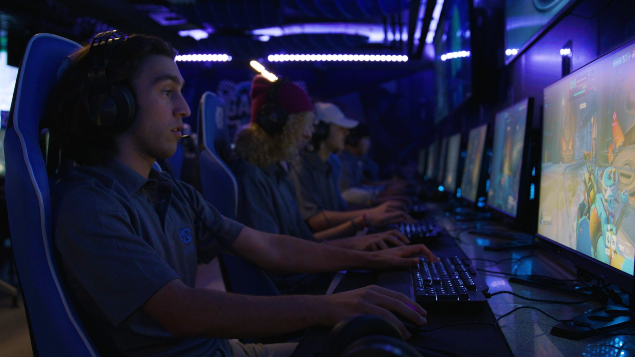 Students gaming at UNC