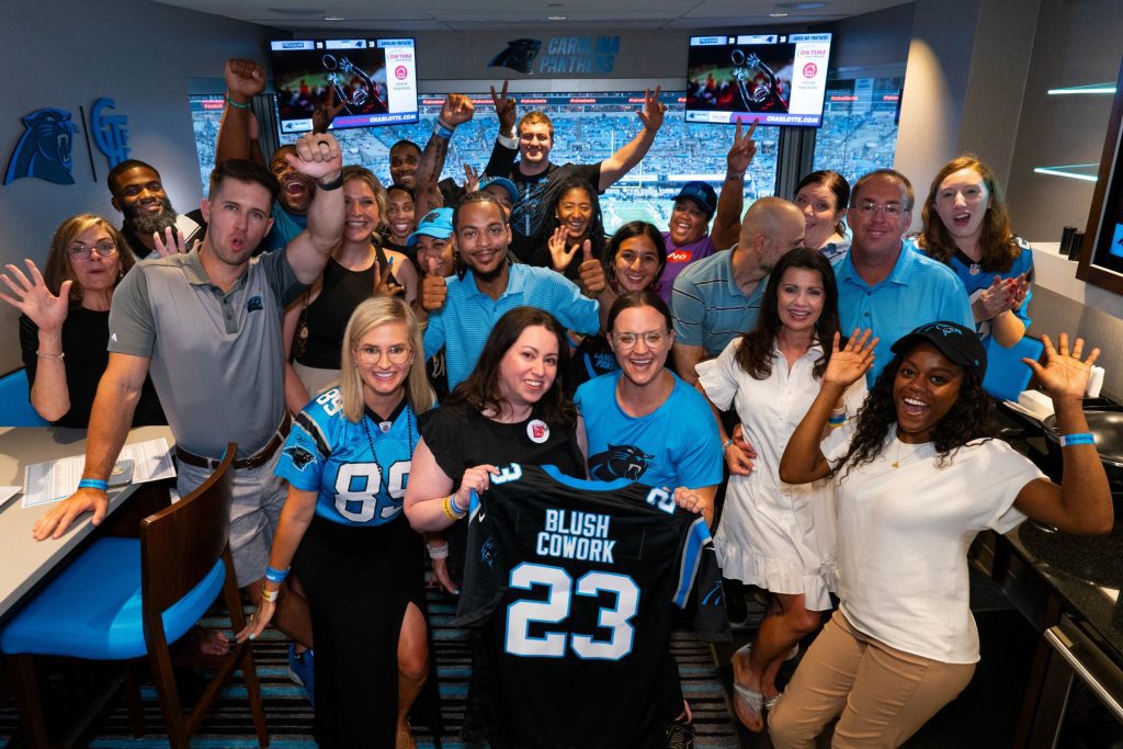 Lenovo and the Carolina Panthers host small business entrepreneurs as part of the 2023 Empowering the Carolinas initiative.