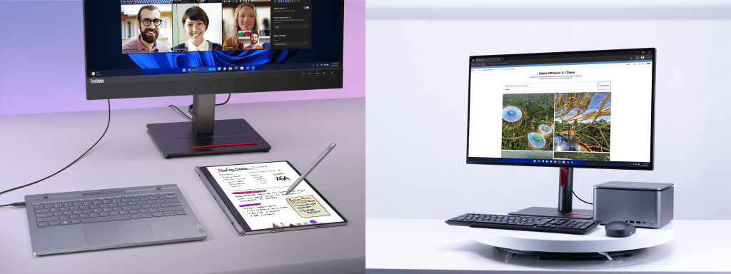 Image for article All New AI PC Lenovo ThinkBook Laptops and ThinkCentre neo Desktops Inspire a New Wave of Productive and Creative Power  Lenovo StoryHub