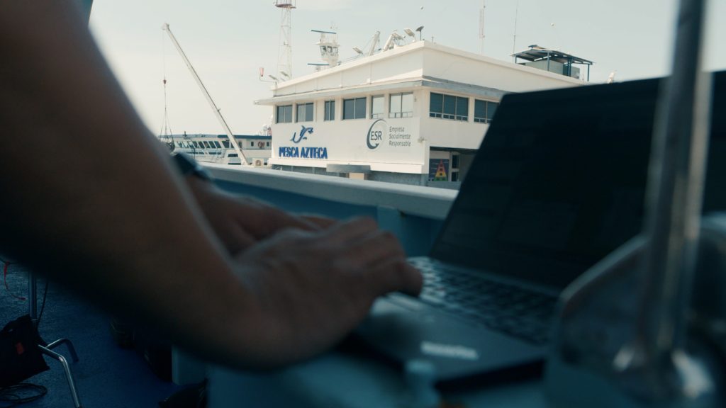 Lenovo ThinkPad at sea