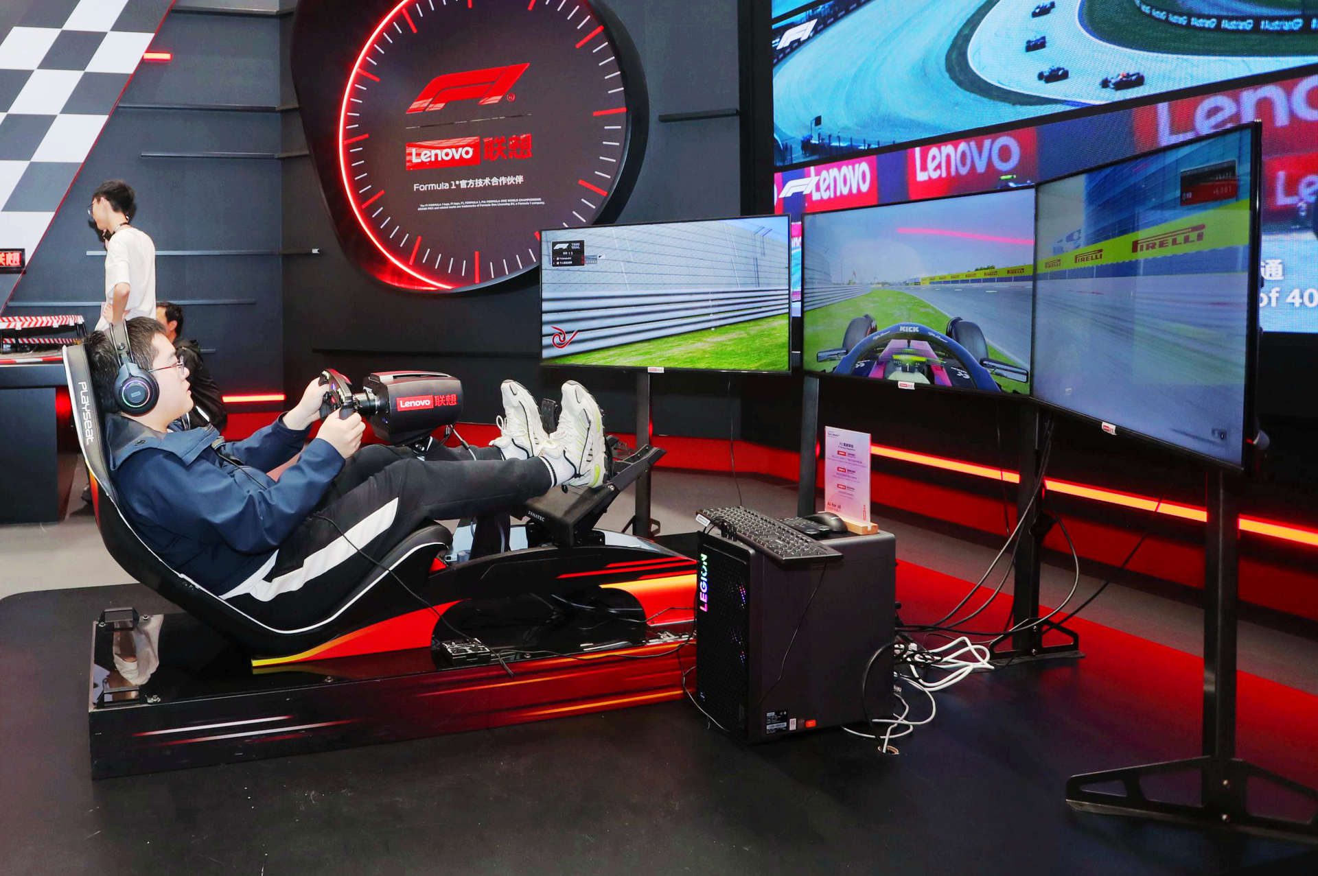 Formula One driving experience at at Tech World Shanghai