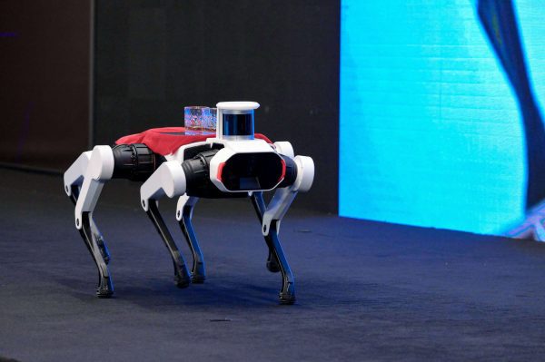 AI robotic prototype showcased at Tech World Shanghai