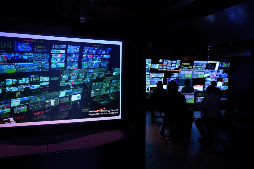 F1 Australia broadcast center
