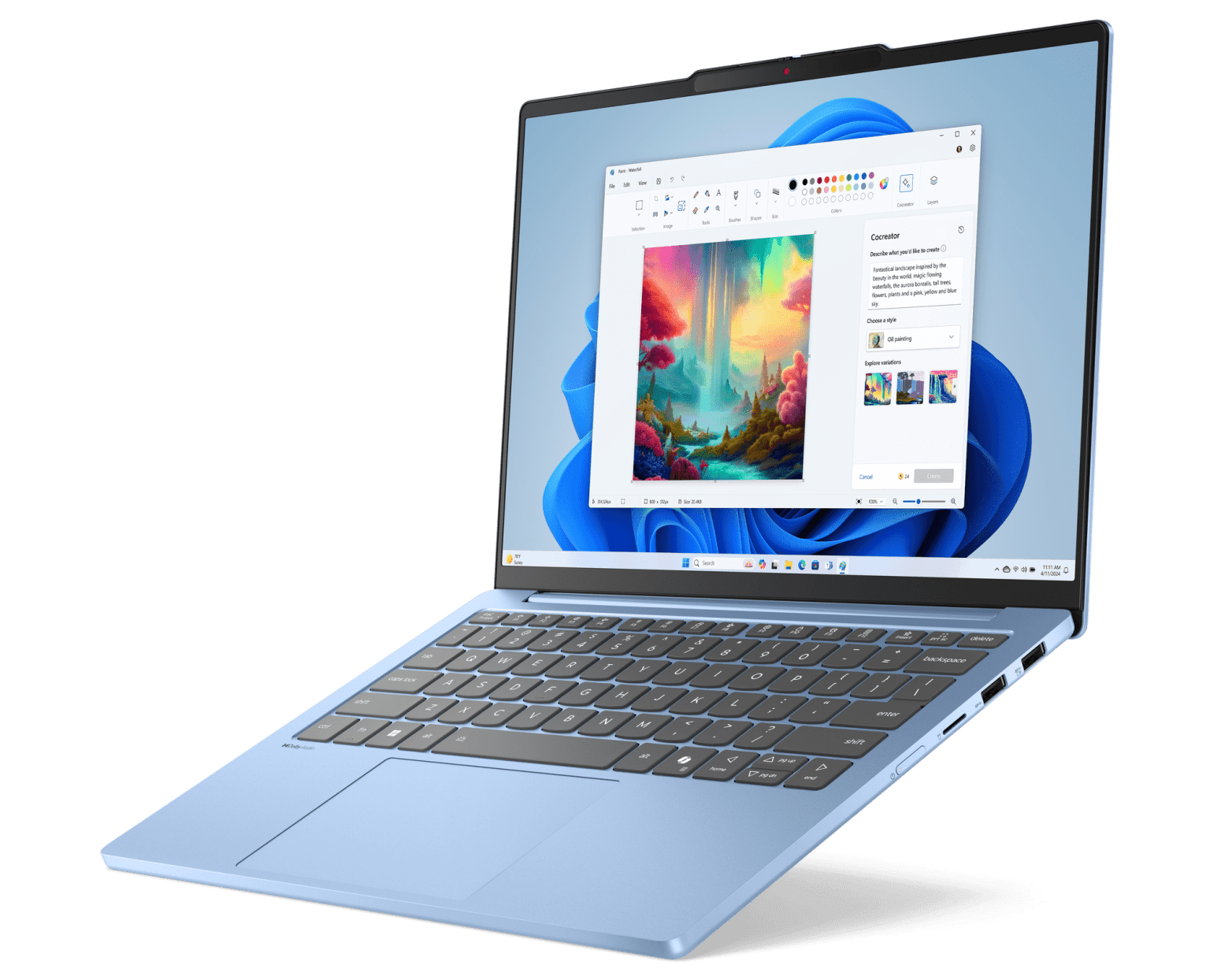 A computer with a screen on
Description automatically generated