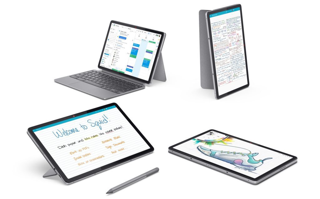 Chromebook Duet in different modes